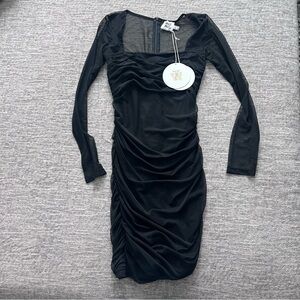 Princess Polly Black Long Sleeve Dress